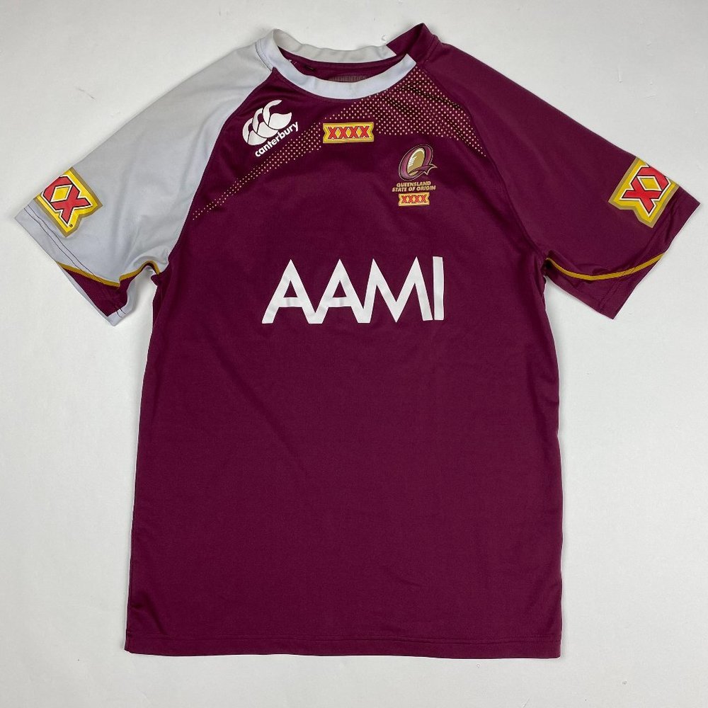 Queensland Maroons State of Origin Rugby Jersey Mens Medium Canterbury